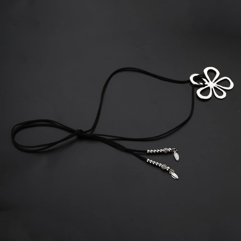 Ethnic Style Flower Necklace | Bohemian Floral Pendant-State of Style