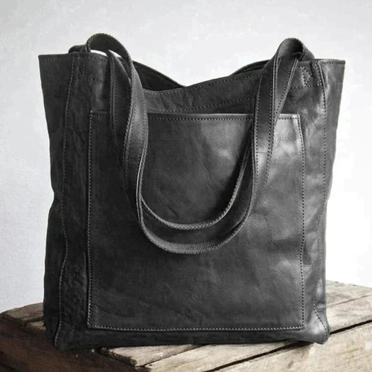 Eva | Luxury Leather Handbag-Chestnut-State of Style