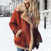 Eve's Stylish Jacket for Women-Orange-S-State of Style