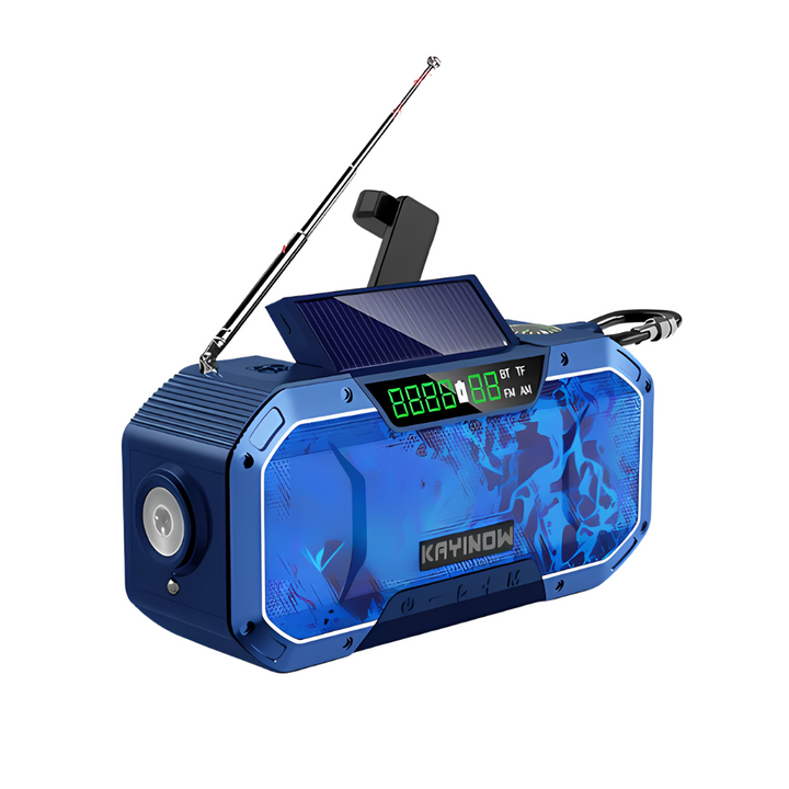 Extended Emergency Radio – SurvivorLight-Blue-State of Style