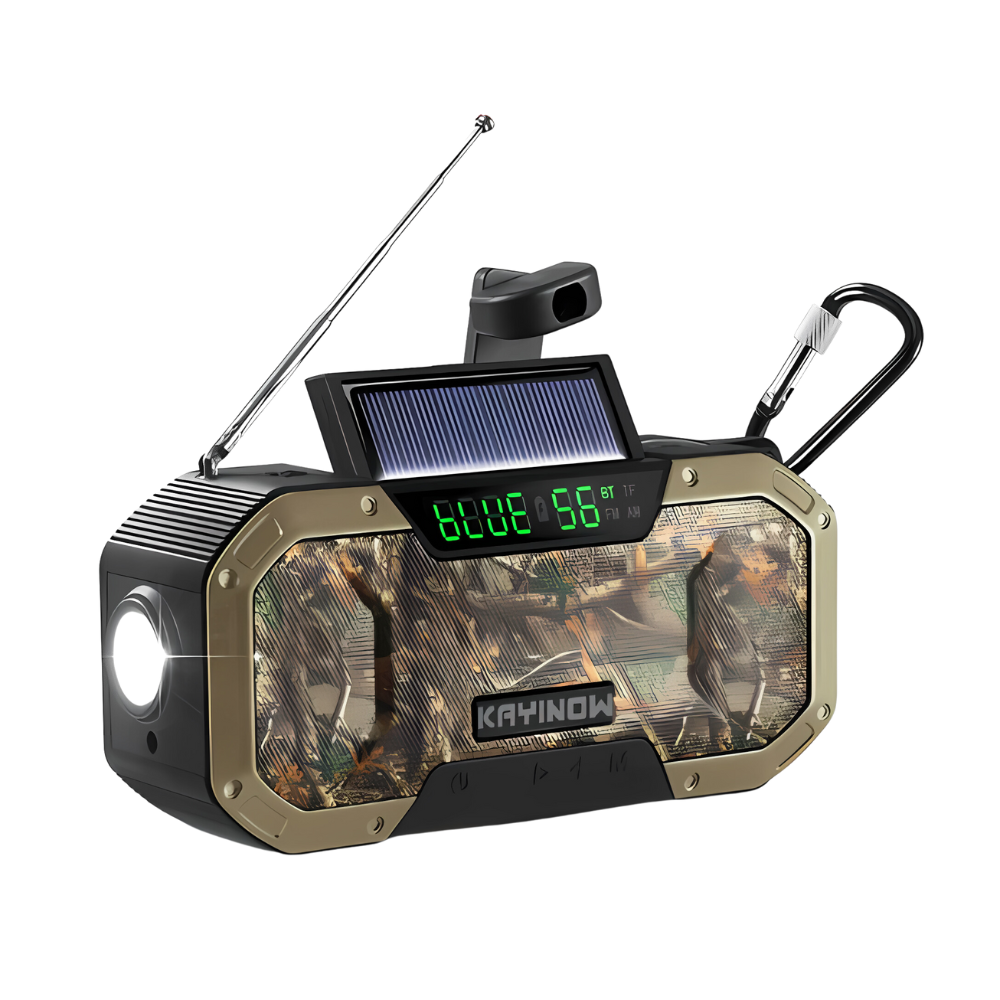 Extended Emergency Radio – SurvivorLight-Brown-State of Style