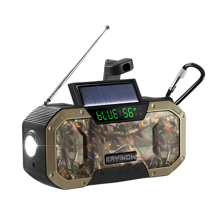 Extended Emergency Radio – SurvivorLight-Brown-State of Style