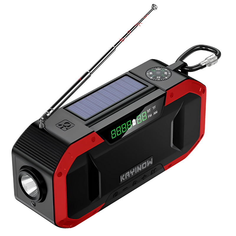 Extended Emergency Radio – SurvivorLight-Red-State of Style