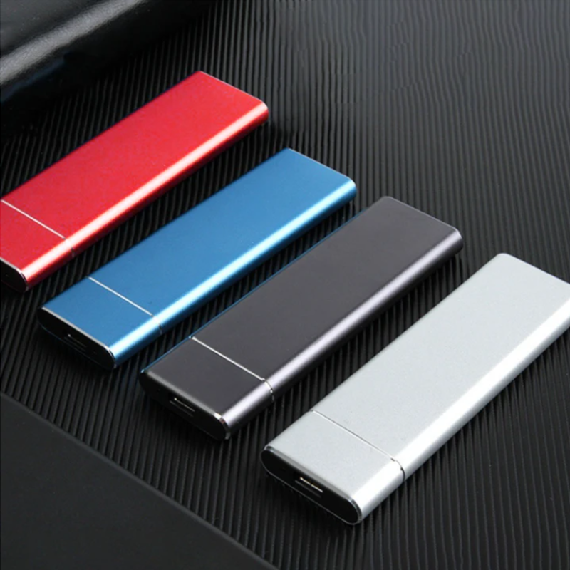 External Hard Drive with Ultra-Fast Performance - SpeedVault-1TB-Black-State of Style