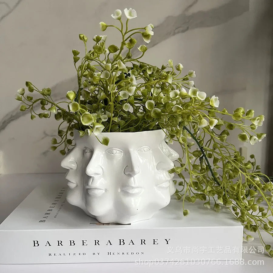 FaceBloom 3D Face Planter-White-State of Style