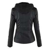 Fashionable Leather Jacket - Zara-Khaki-S-State of Style