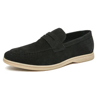 Fashionable Luxury Men's Loafers-Black-7-State of Style