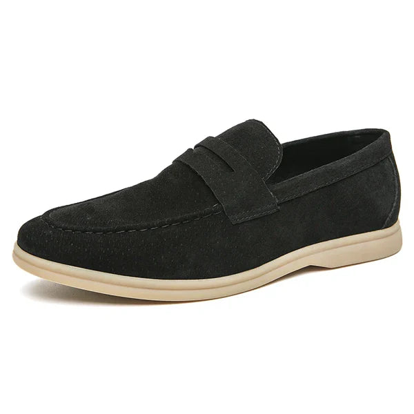 Fashionable Luxury Men's Loafers-Black-7-State of Style