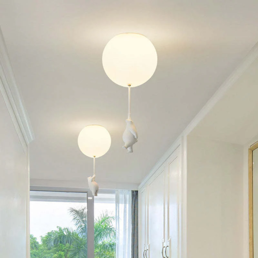 Fateh Ceiling Lights Pendant Lights Bear Balloon-A-15 cm-State of Style