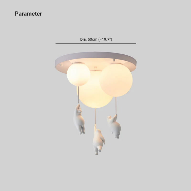 Fateh Ceiling Lights Pendant Lights Bear Balloon-A-15 cm-State of Style