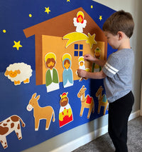 Felt Christmas Nativity for Family Fun and Tradition – KinderKerst-State of Style