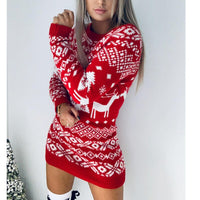 Festive Marlin’s Dress | Perfect Christmas Outfit for Women-Red-S-State of Style