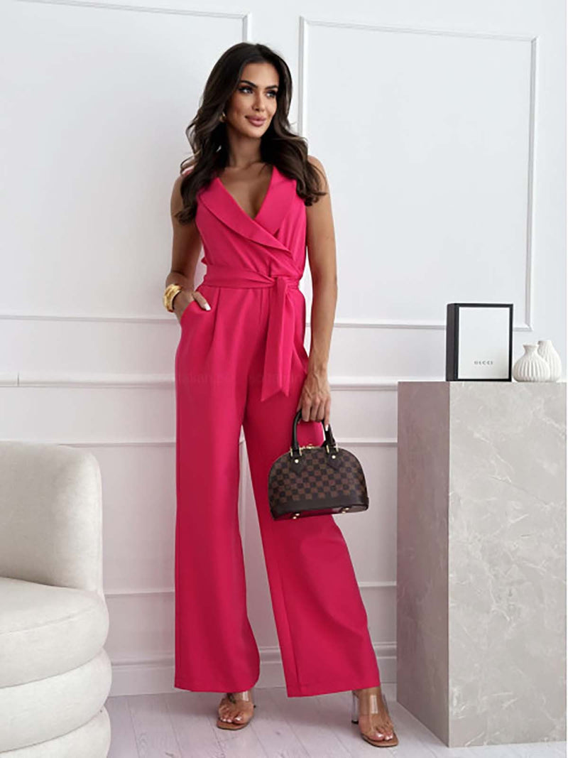Figure-hugging & Versatile Women's Jumpsuit with Comfort Stretch – Linnea-White-S-State of Style