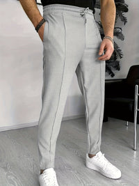 Finn Comfortable Waffle Joggers for Men-Blue-S-State of Style