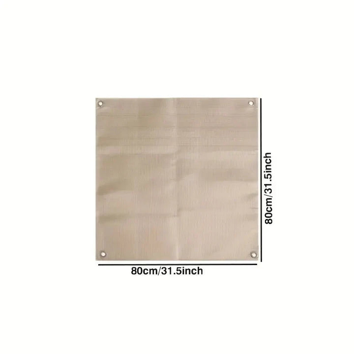 Fireproof Mat for BBQ and Fire Pits - BlazeShield-80x80 CM-State of Style