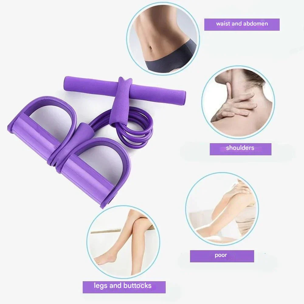 Fitness Resistance Band - FlexoTrainer-Purple-State of Style