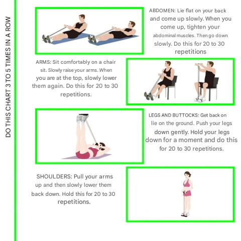 Fitness Resistance Band - FlexoTrainer-Purple-State of Style