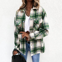 Flannel Jacket For Women | Stylish & Warm Outerwear-Brown-S-State of Style
