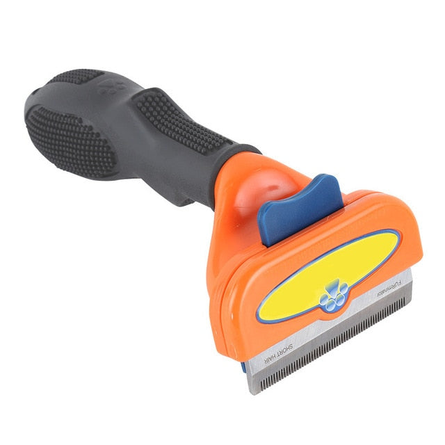 Flea Comb for Dogs and Cats - FleaFree Deluxe-Orange-State of Style