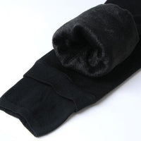 Fleece-Lined Winter Leggings - Elsa-Black-S-State of Style