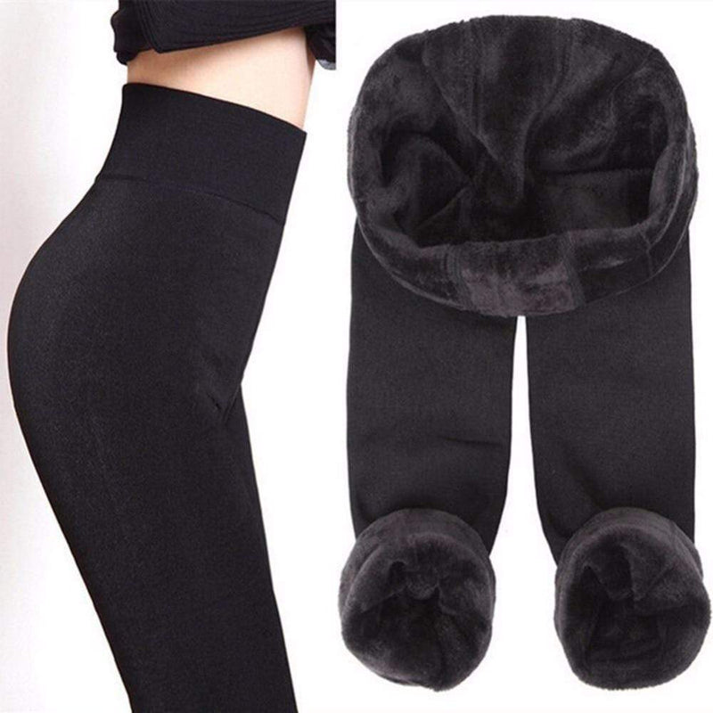 Fleece-Lined Winter Leggings - Elsa-Blue-S-State of Style