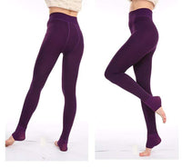 Fleece-Lined Winter Leggings - Elsa-Blue-S-State of Style