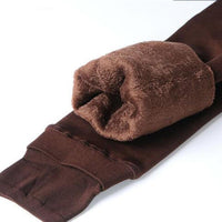 Fleece-Lined Winter Leggings - Elsa-Brown-S-State of Style