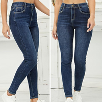 Fleece-Lined Women's Thermal Jeans - Hannah-Black-XS-State of Style