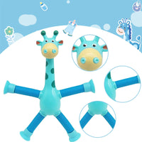 Flexible Giraffe Toy with Suction Cup - StretchyGiraffe-Without Lights-Pink-State of Style