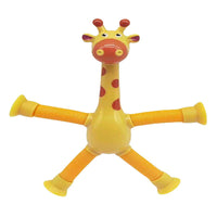 Flexible Giraffe Toy with Suction Cup - StretchyGiraffe-Without Lights-Yellow-State of Style