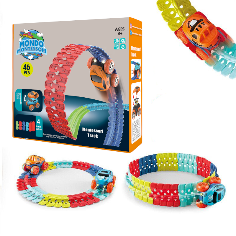Flexible Montessori Play Path – FlexiTrack-46 Piece-State of Style