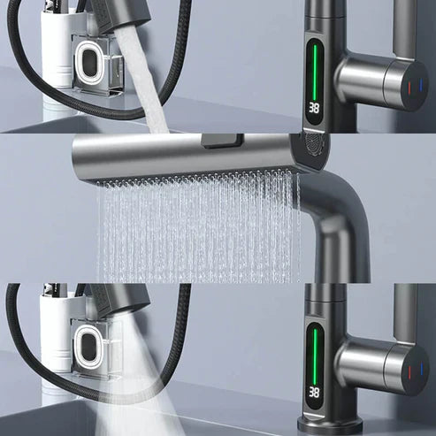 Flexible Water Tap - WaterMaster-Black with display-State of Style
