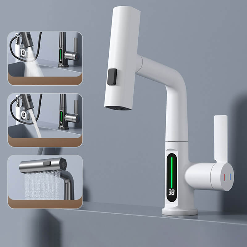 Flexible Water Tap - WaterMaster-White with display-State of Style