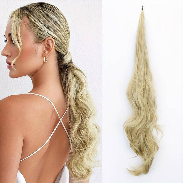 Flexible Wrap-Around Ponytail for Long, Full Hair - Selena-California Blonde-State of Style