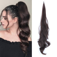 Flexible Wrap-Around Ponytail for Long, Full Hair - Selena-Dark Chocolate-State of Style