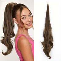 Flexible Wrap-Around Ponytail for Long, Full Hair - Selena-Milk chocolate-State of Style