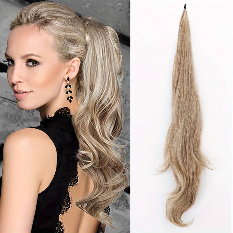 Flexible Wrap-Around Ponytail for Long, Full Hair - Selena-Sandy Blonde-State of Style