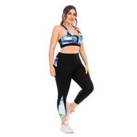 FlexiFit Plus Size Activewear Set – Confident & Comfortable Training Gear-Multi-Colour A-2XL-State of Style