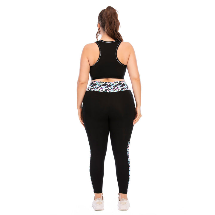 FlexiFit Plus Size Activewear Set – Confident & Comfortable Training Gear-Multi-Colour A-2XL-State of Style