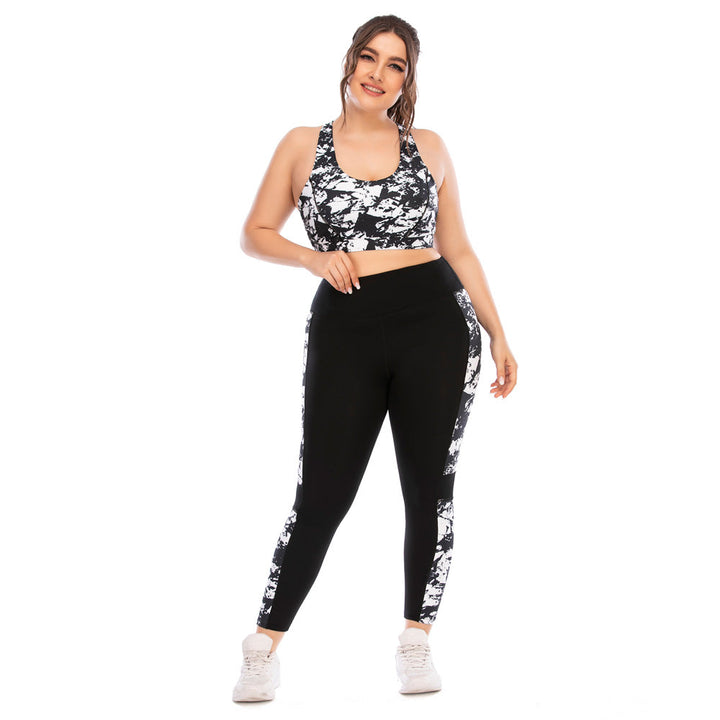 FlexiFit Plus Size Activewear Set – Confident & Comfortable Training Gear-Multi-Colour A-2XL-State of Style
