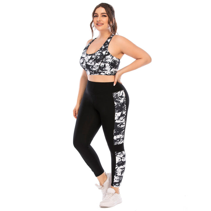 FlexiFit Plus Size Activewear Set – Confident & Comfortable Training Gear-Multi-Colour A-2XL-State of Style