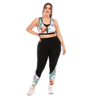 FlexiFit Plus Size Activewear Set – Confident & Comfortable Training Gear-Multi-Colour A-2XL-State of Style
