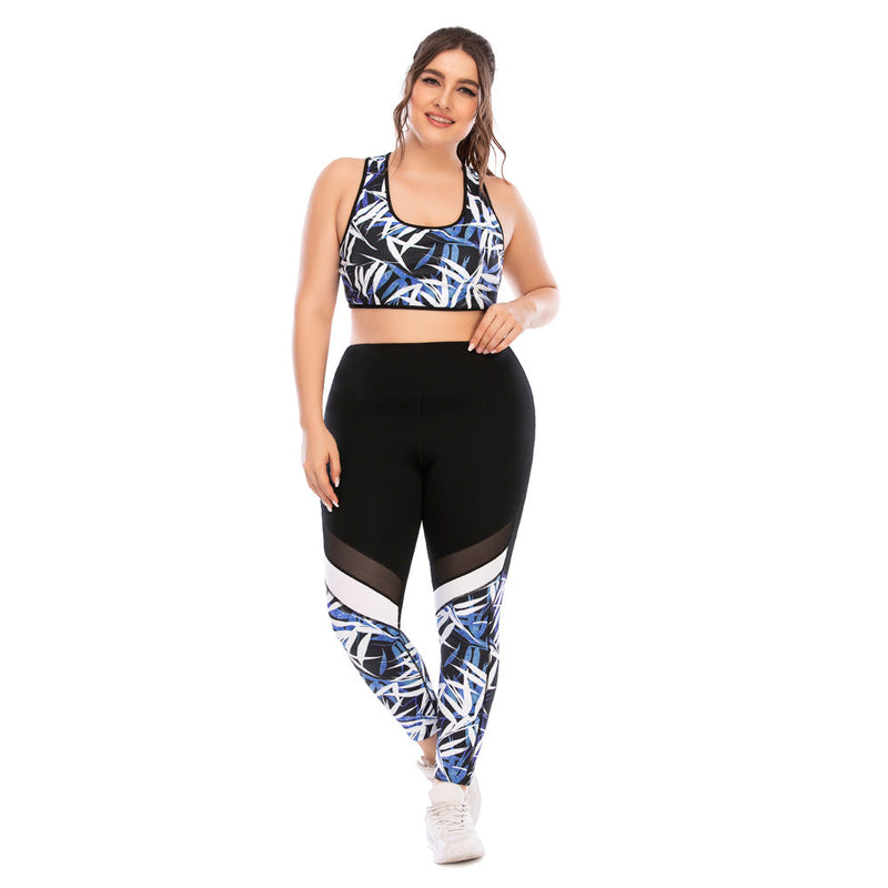 FlexiFit Plus Size Activewear Set – Confident & Comfortable Training Gear-Multi-Colour A-2XL-State of Style