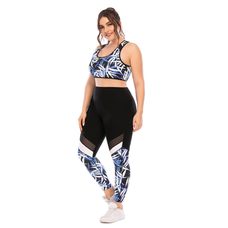FlexiFit Plus Size Activewear Set – Confident & Comfortable Training Gear-Multi-Colour A-2XL-State of Style
