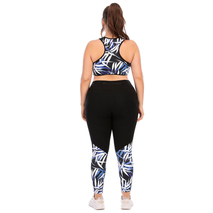 FlexiFit Plus Size Activewear Set – Confident & Comfortable Training Gear-Multi-Colour A-2XL-State of Style