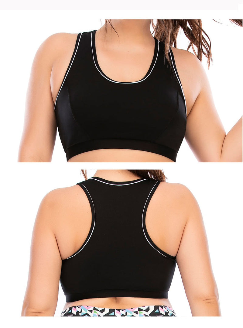 FlexiFit Plus Size Activewear Set – Confident & Comfortable Training Gear-Multi-Colour A-2XL-State of Style