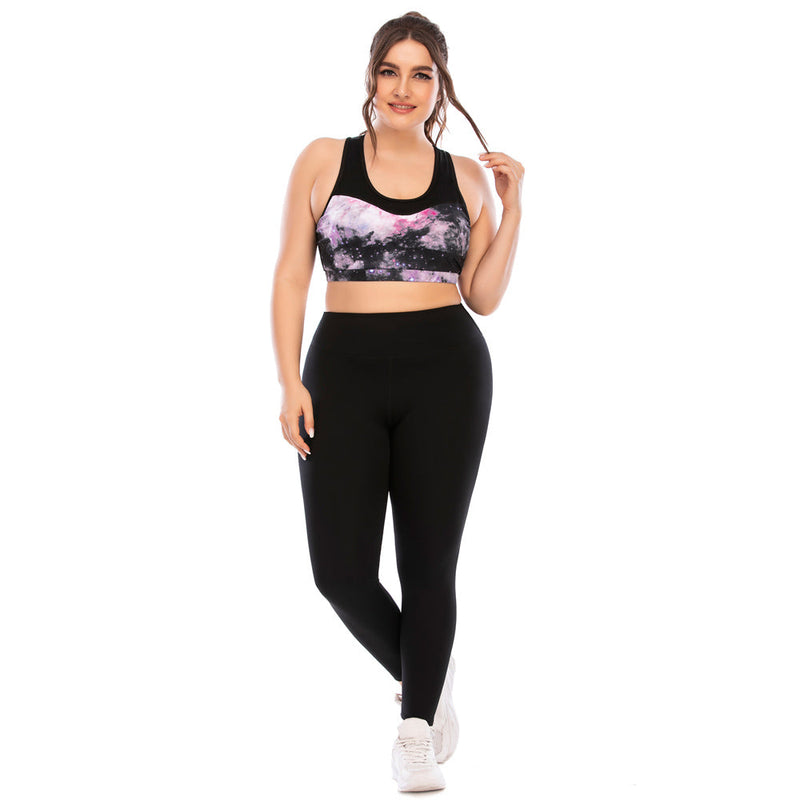 FlexiFit Plus Size Activewear Set – Confident & Comfortable Training Gear-Multi-Colour A-2XL-State of Style