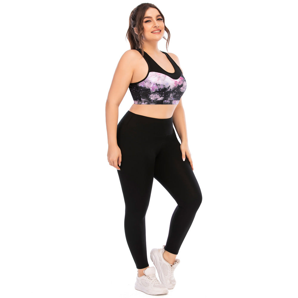 FlexiFit Plus Size Activewear Set – Confident & Comfortable Training Gear-Multi-Colour A-2XL-State of Style