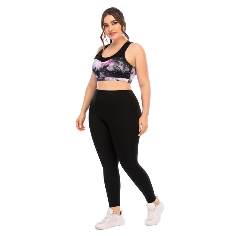 FlexiFit Plus Size Activewear Set – Confident & Comfortable Training Gear-Multi-Colour A-2XL-State of Style