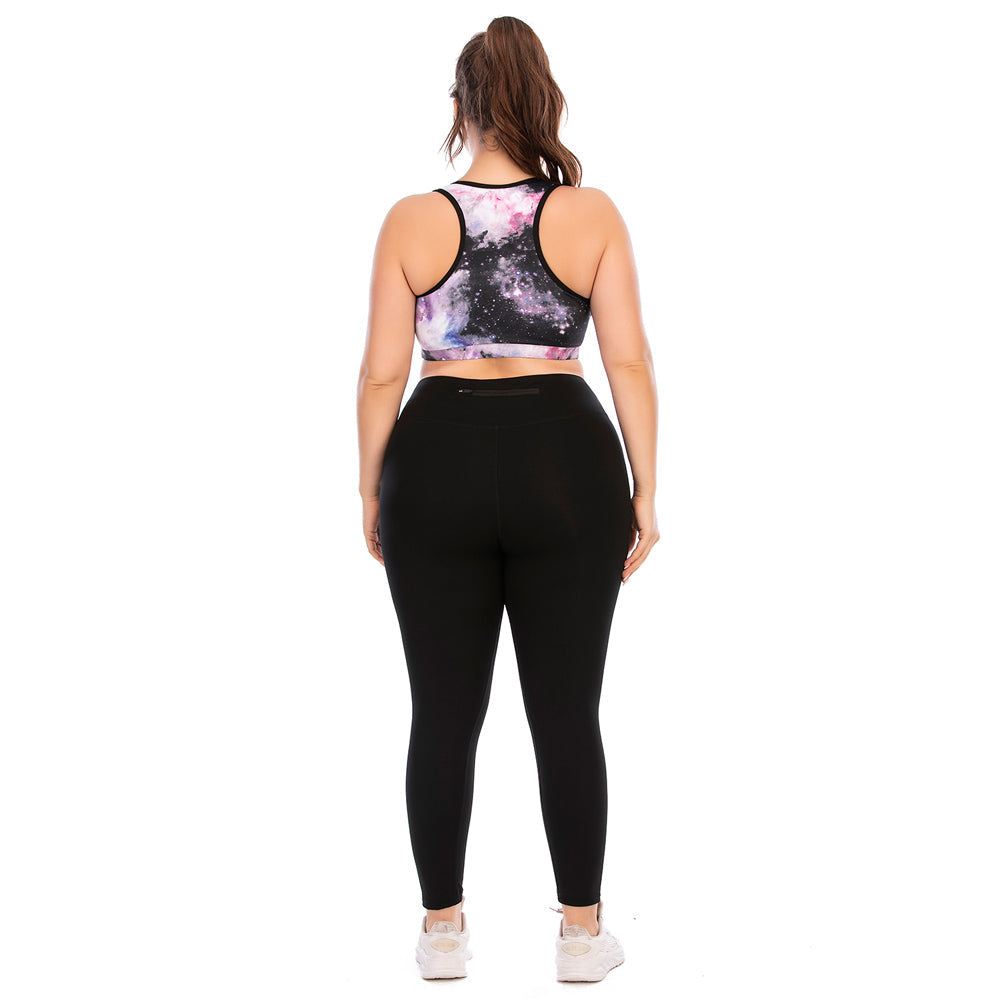 FlexiFit Plus Size Activewear Set – Confident & Comfortable Training Gear-Multi-Colour A-2XL-State of Style